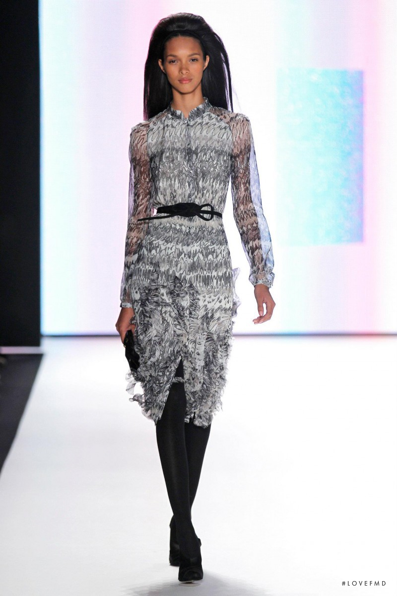 Lais Ribeiro featured in  the Carolina Herrera fashion show for Autumn/Winter 2012