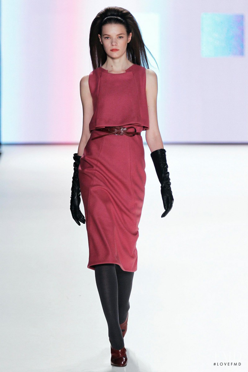 Zuzanna Stankiewicz featured in  the Carolina Herrera fashion show for Autumn/Winter 2012
