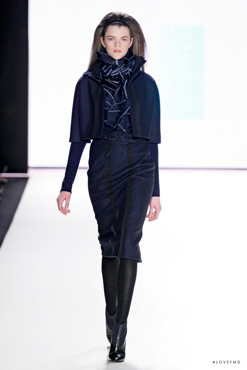 Antonia Wesseloh featured in  the Carolina Herrera fashion show for Autumn/Winter 2012