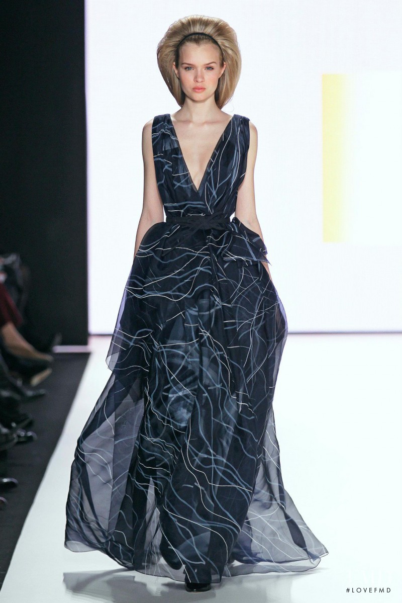 Josephine Skriver featured in  the Carolina Herrera fashion show for Autumn/Winter 2012