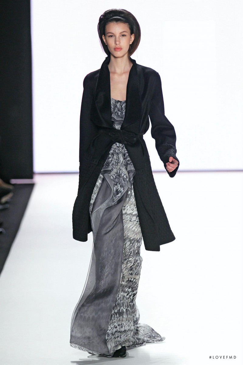Kate King featured in  the Carolina Herrera fashion show for Autumn/Winter 2012