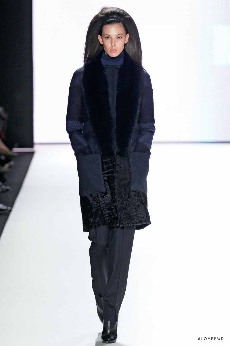 Ruby Aldridge featured in  the Carolina Herrera fashion show for Autumn/Winter 2012