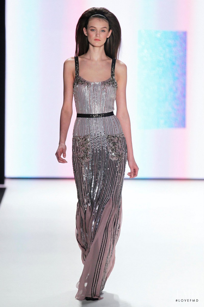 Andie Arthur featured in  the Carolina Herrera fashion show for Autumn/Winter 2012