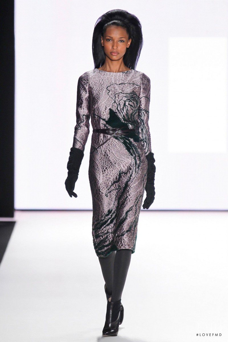 Jasmine Tookes featured in  the Carolina Herrera fashion show for Autumn/Winter 2012