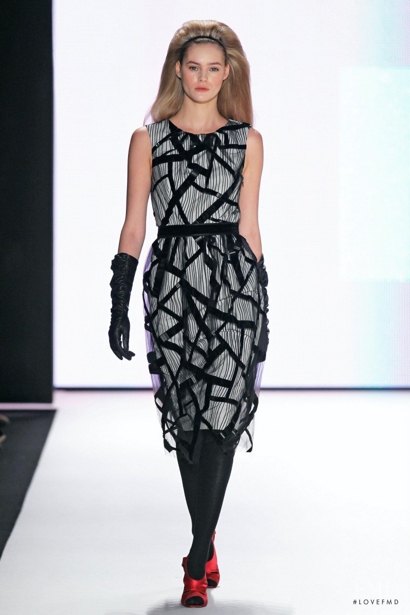 Julia Ivanyuk featured in  the Carolina Herrera fashion show for Autumn/Winter 2012