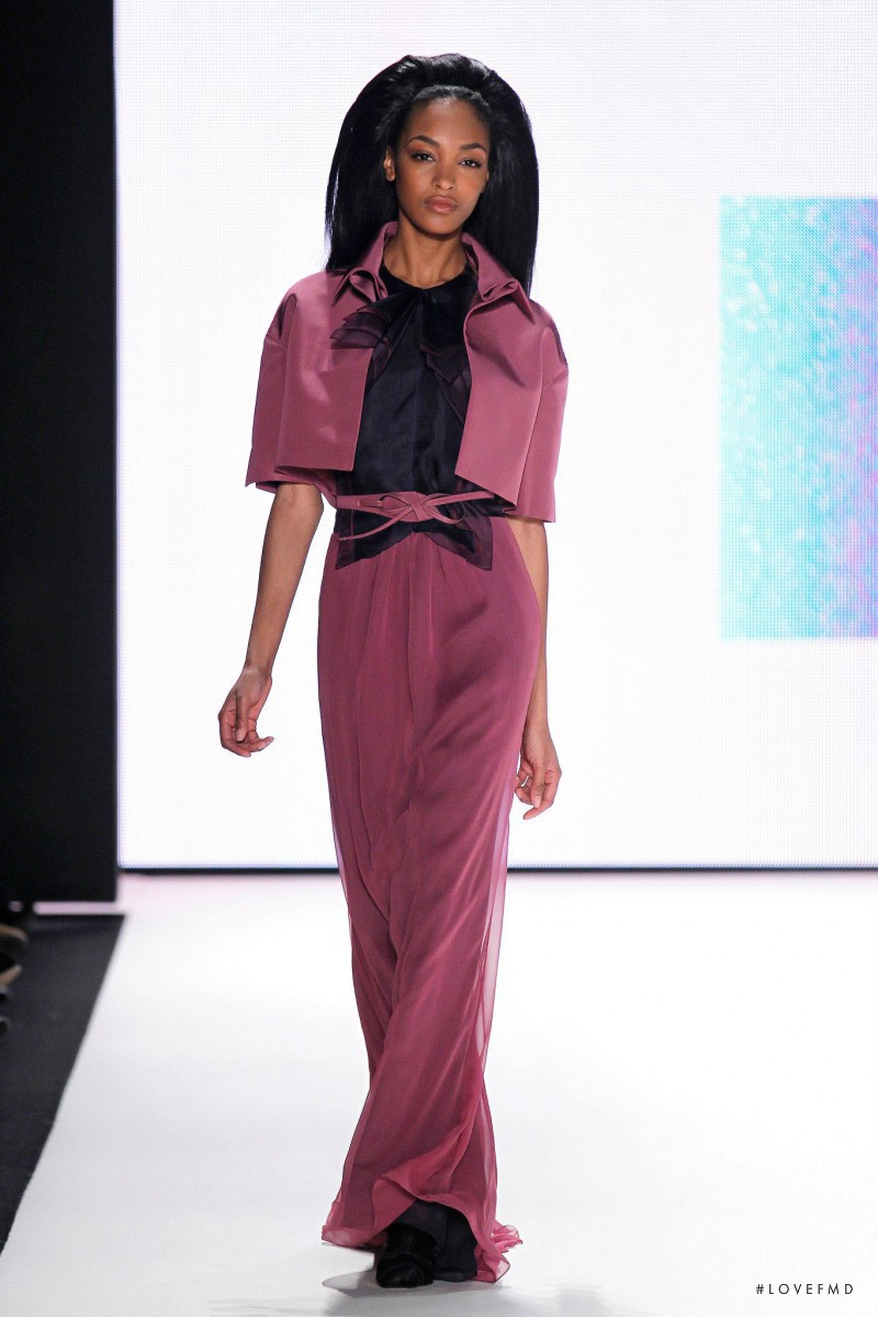 Jourdan Dunn featured in  the Carolina Herrera fashion show for Autumn/Winter 2012