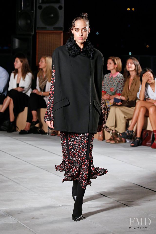 Alanna Arrington featured in  the Thakoon fashion show for Autumn/Winter 2016