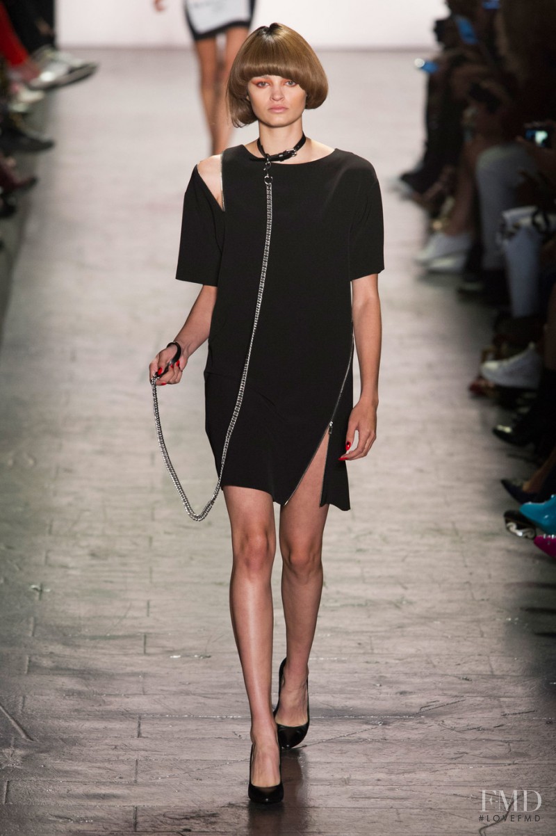 Isabella Emmack featured in  the Jeremy Scott fashion show for Spring/Summer 2017