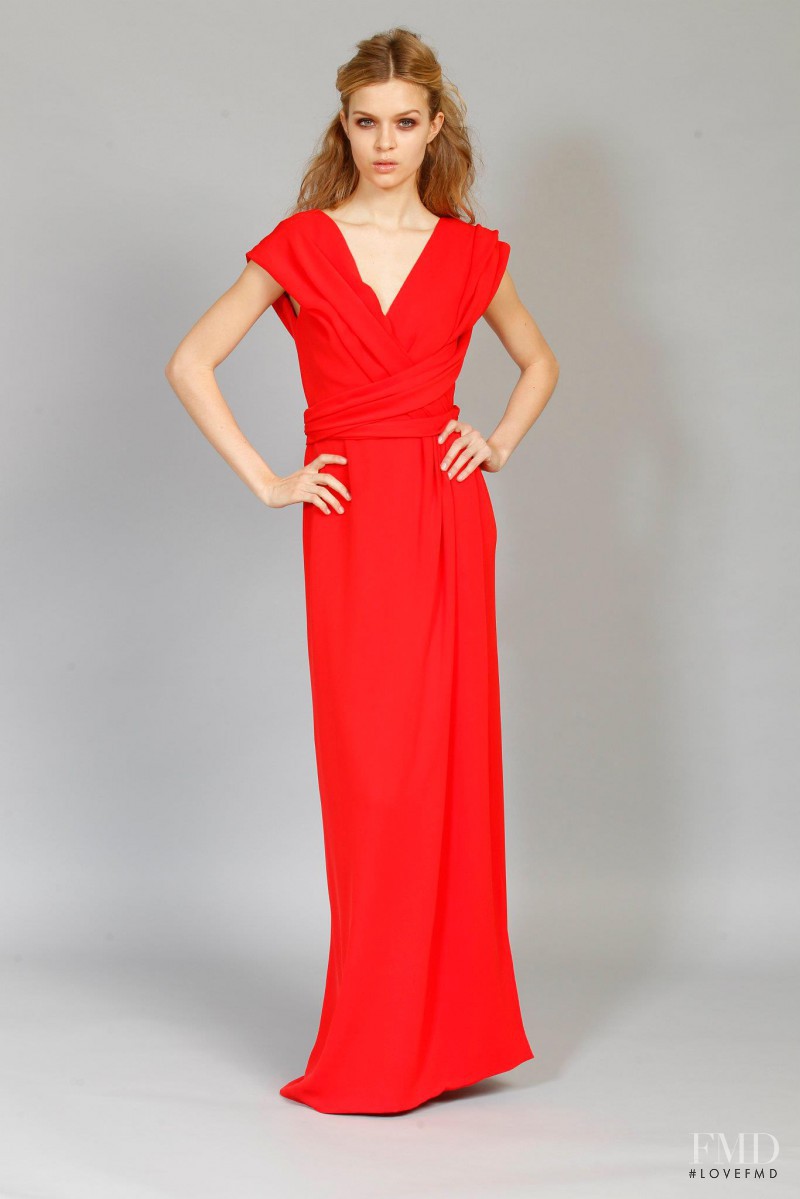 Josephine Skriver featured in  the Carolina Herrera fashion show for Pre-Fall 2012