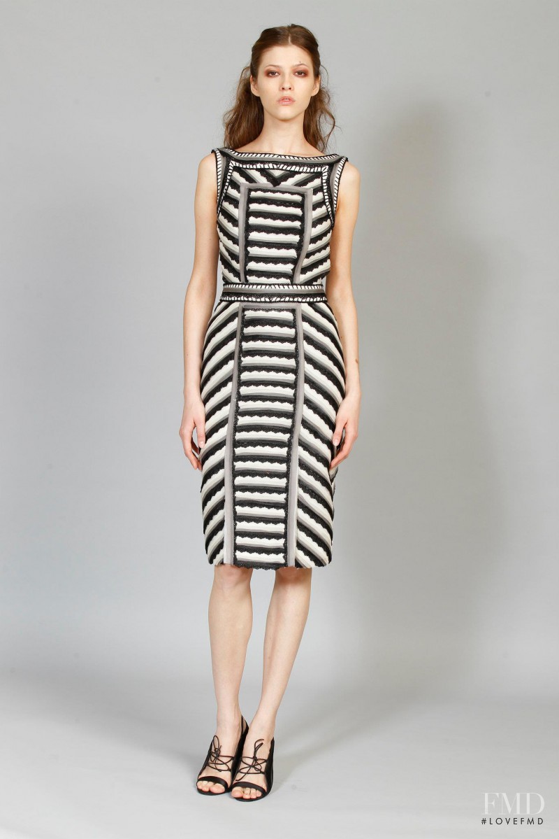 Yulia Kharlapanova featured in  the Carolina Herrera fashion show for Pre-Fall 2012