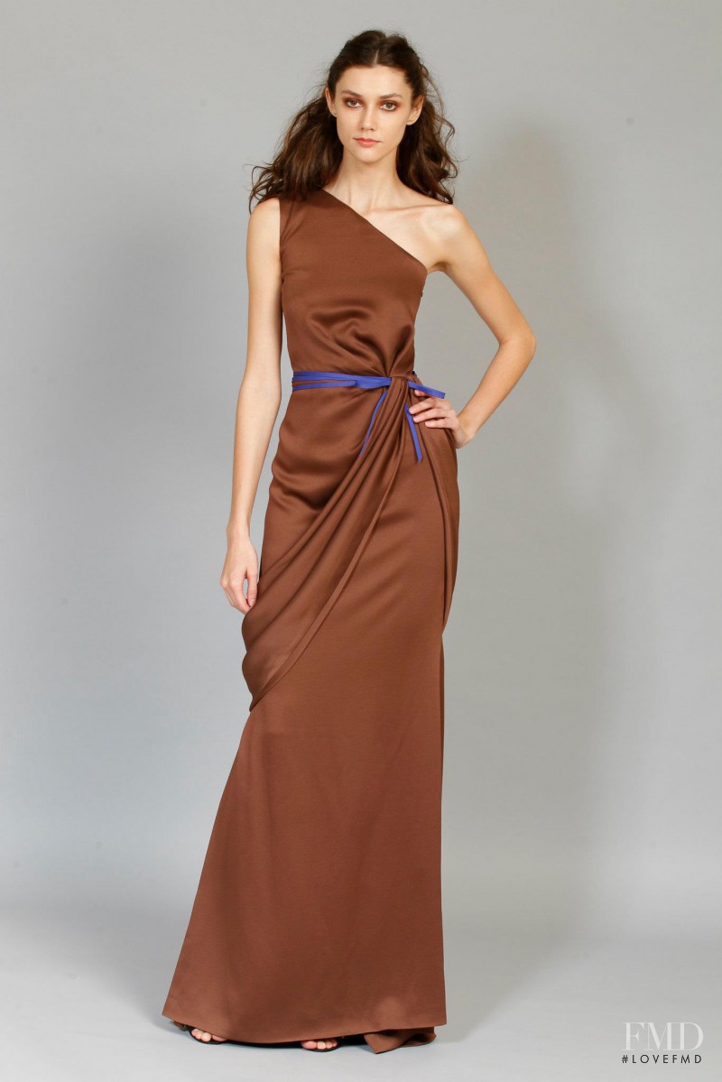 Ksenia Kakhnovich featured in  the Carolina Herrera fashion show for Pre-Fall 2012