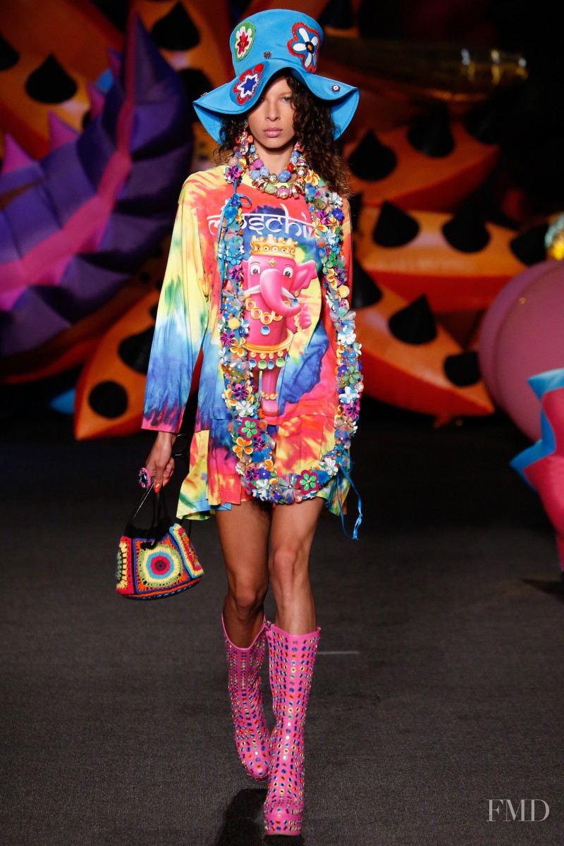 Alice Metza featured in  the Moschino fashion show for Resort 2017