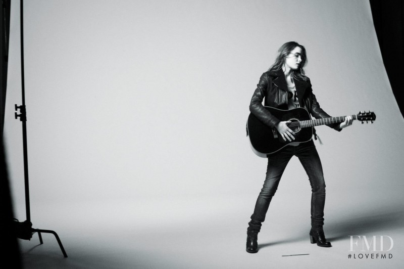 Bambi Northwood-Blyth featured in  the Armani Jeans advertisement for Autumn/Winter 2012