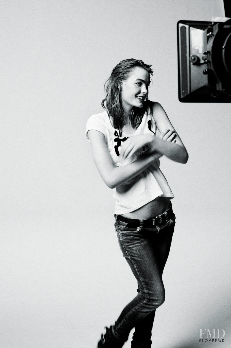 Bambi Northwood-Blyth featured in  the Armani Jeans advertisement for Autumn/Winter 2012