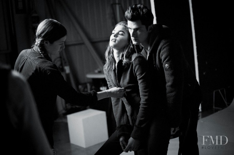 Bambi Northwood-Blyth featured in  the Armani Jeans advertisement for Autumn/Winter 2012