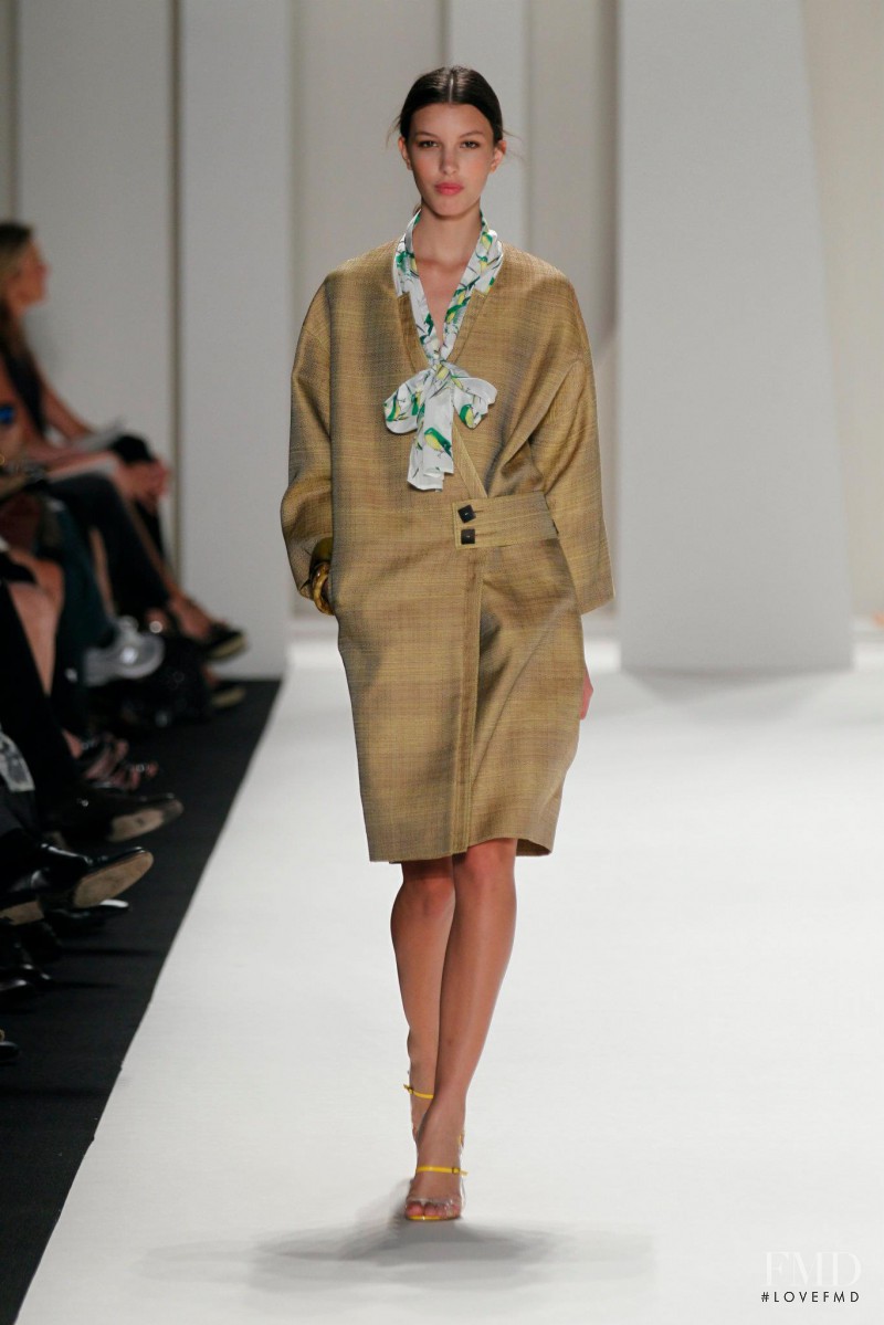 Kate King featured in  the Carolina Herrera fashion show for Spring/Summer 2012