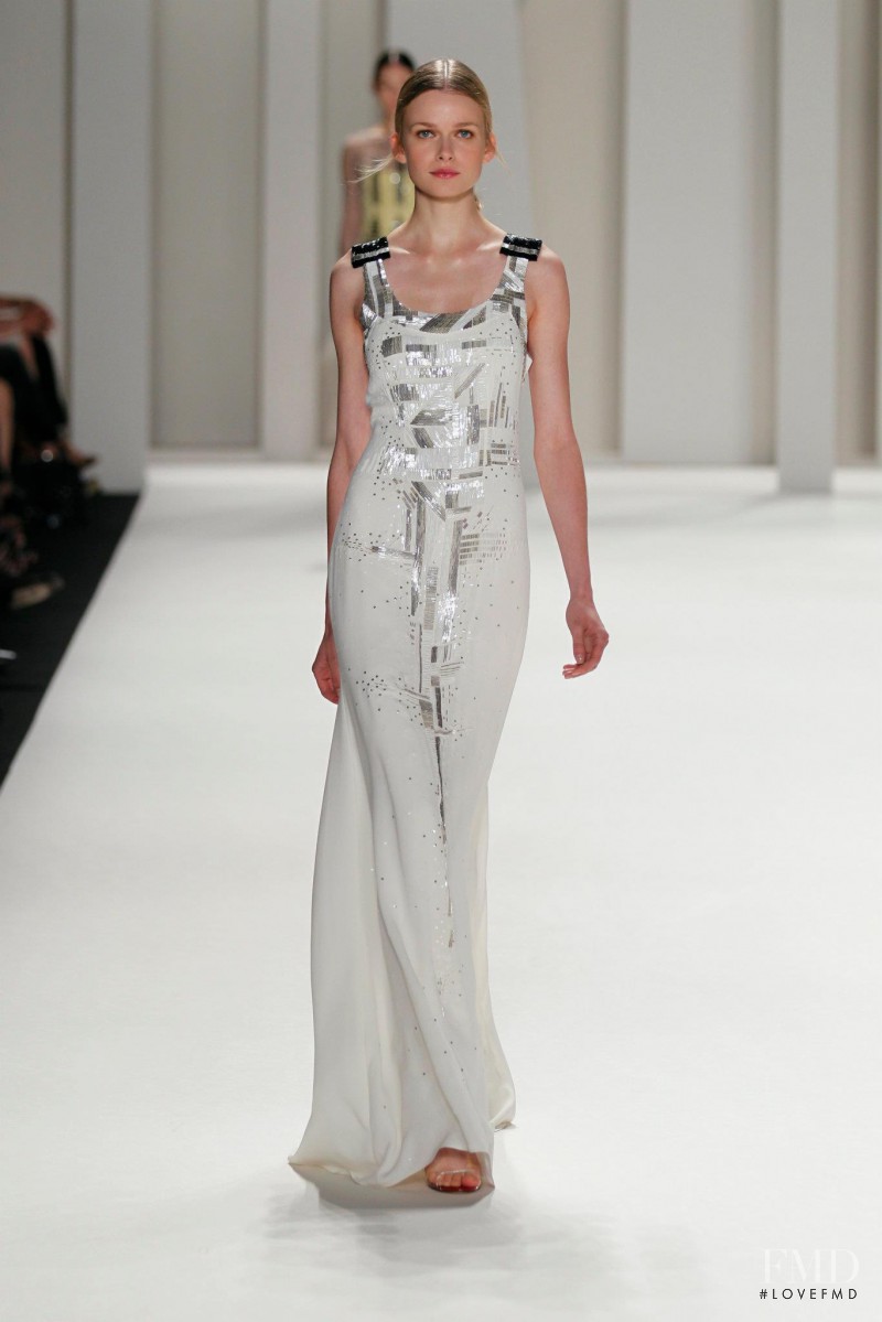 Karolina Mrozkova featured in  the Carolina Herrera fashion show for Spring/Summer 2012