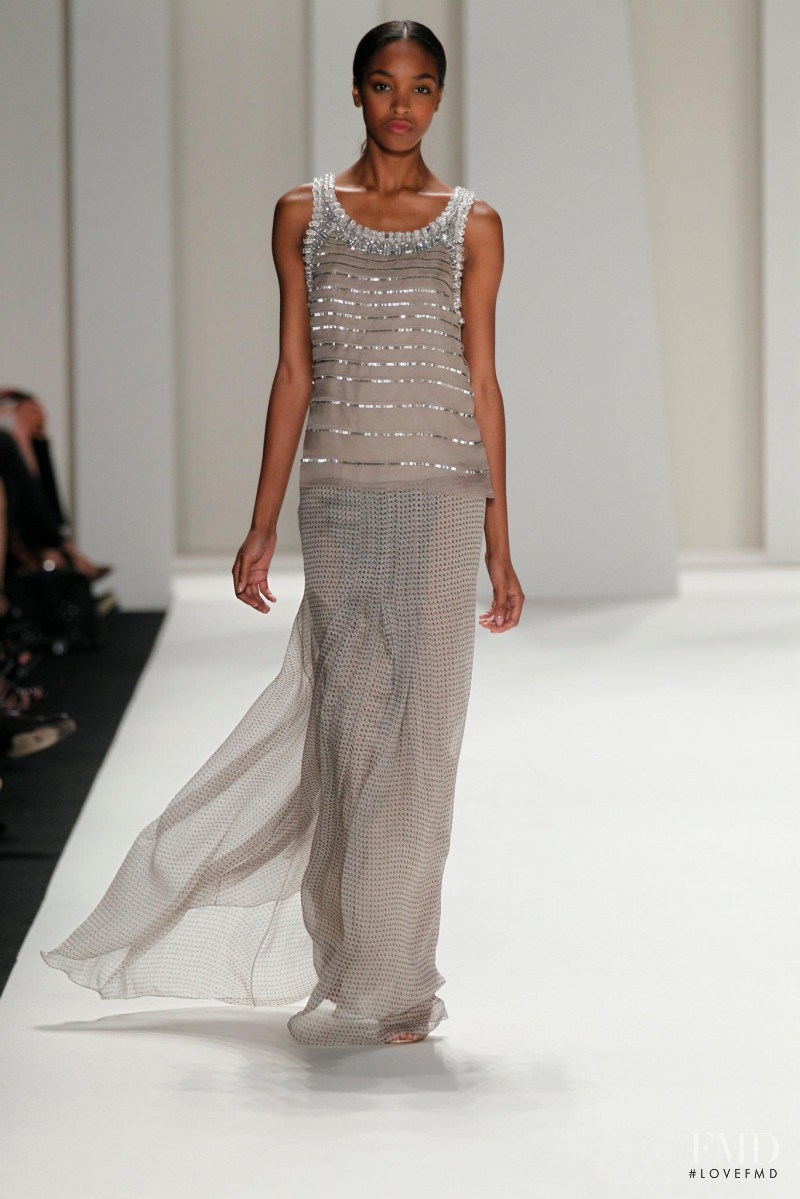 Jourdan Dunn featured in  the Carolina Herrera fashion show for Spring/Summer 2012