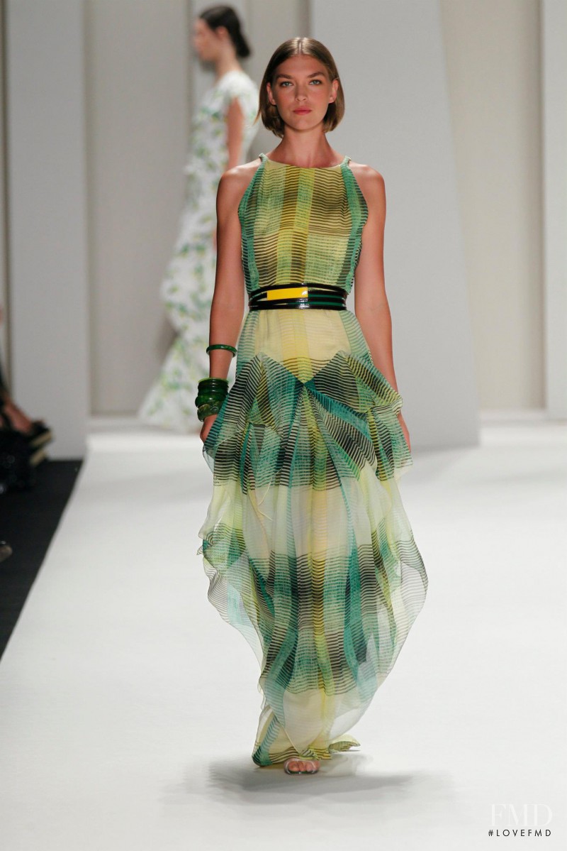 Arizona Muse featured in  the Carolina Herrera fashion show for Spring/Summer 2012