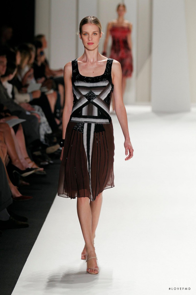 Julia Frauche featured in  the Carolina Herrera fashion show for Spring/Summer 2012