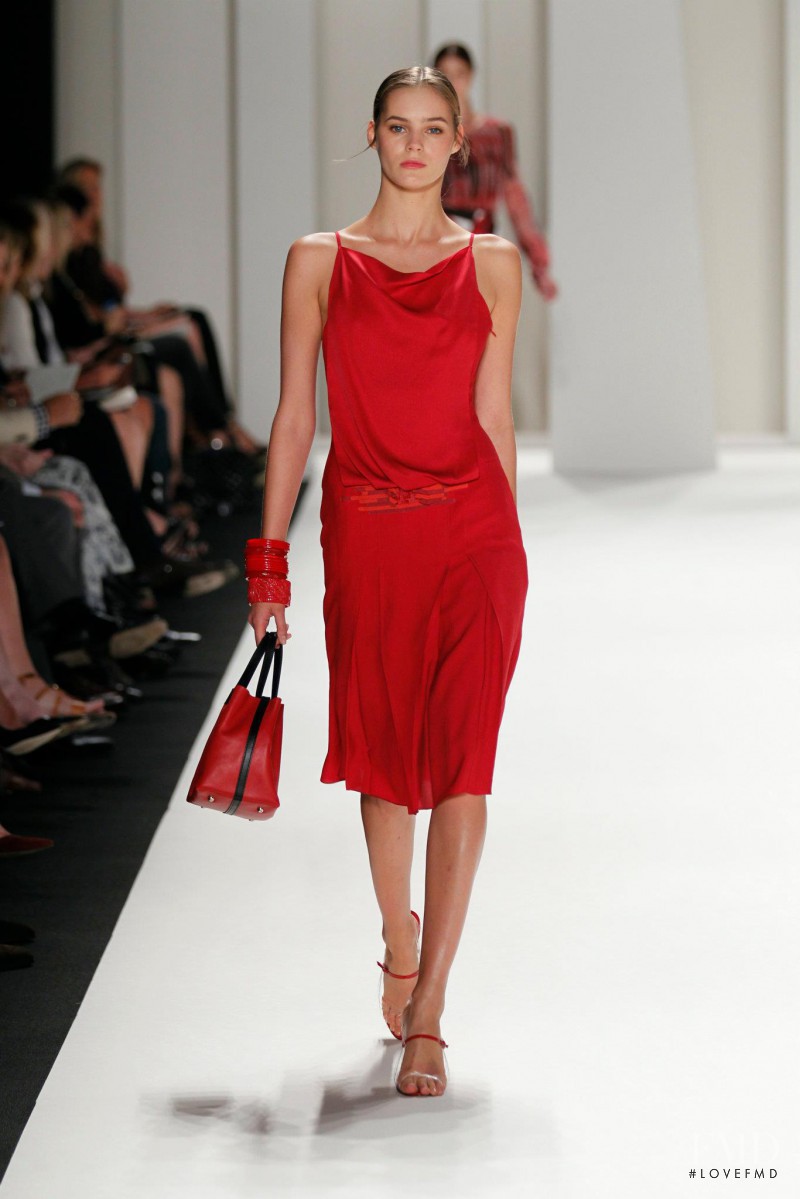 Julia Ivanyuk featured in  the Carolina Herrera fashion show for Spring/Summer 2012