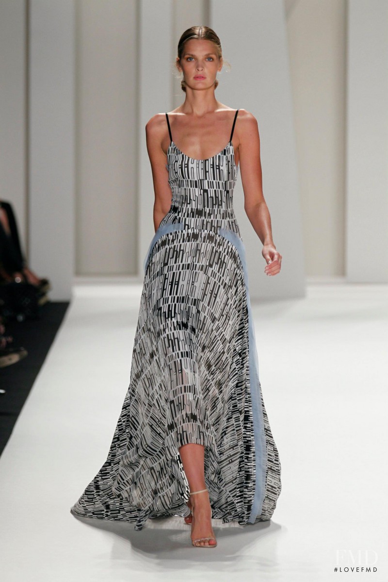 Gertrud Hegelund featured in  the Carolina Herrera fashion show for Spring/Summer 2012