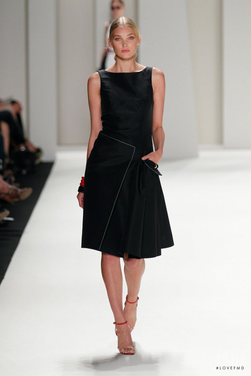 Elsa Hosk featured in  the Carolina Herrera fashion show for Spring/Summer 2012