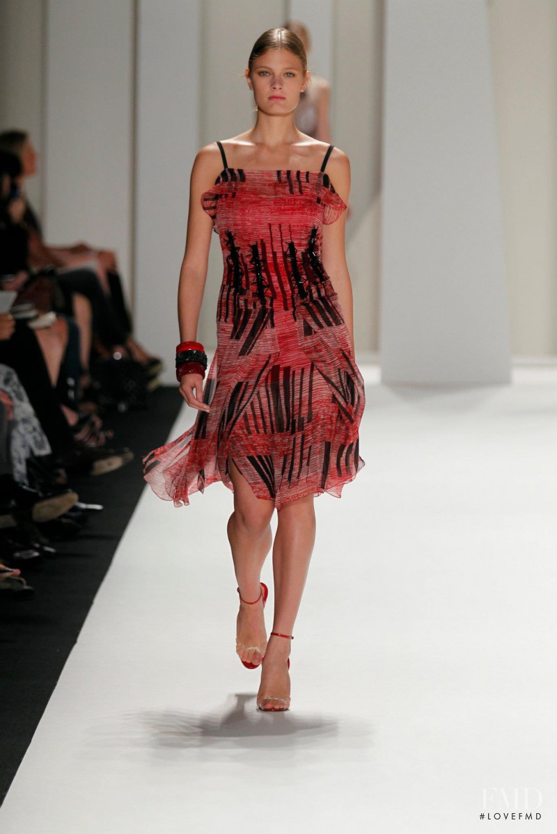 Constance Jablonski featured in  the Carolina Herrera fashion show for Spring/Summer 2012
