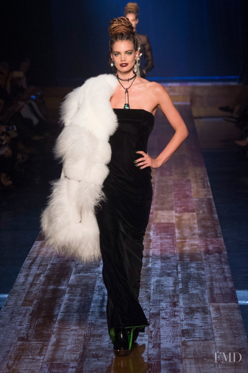 Rianne ten Haken featured in  the Jean Paul Gaultier Haute Couture fashion show for Autumn/Winter 2016