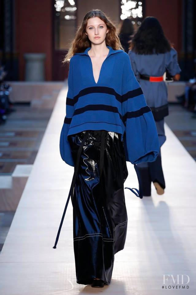 Emma Harris featured in  the Sonia Rykiel fashion show for Spring/Summer 2017