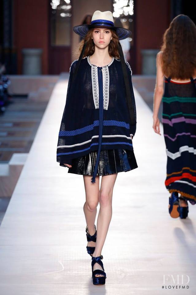 Lorena Maraschi featured in  the Sonia Rykiel fashion show for Spring/Summer 2017