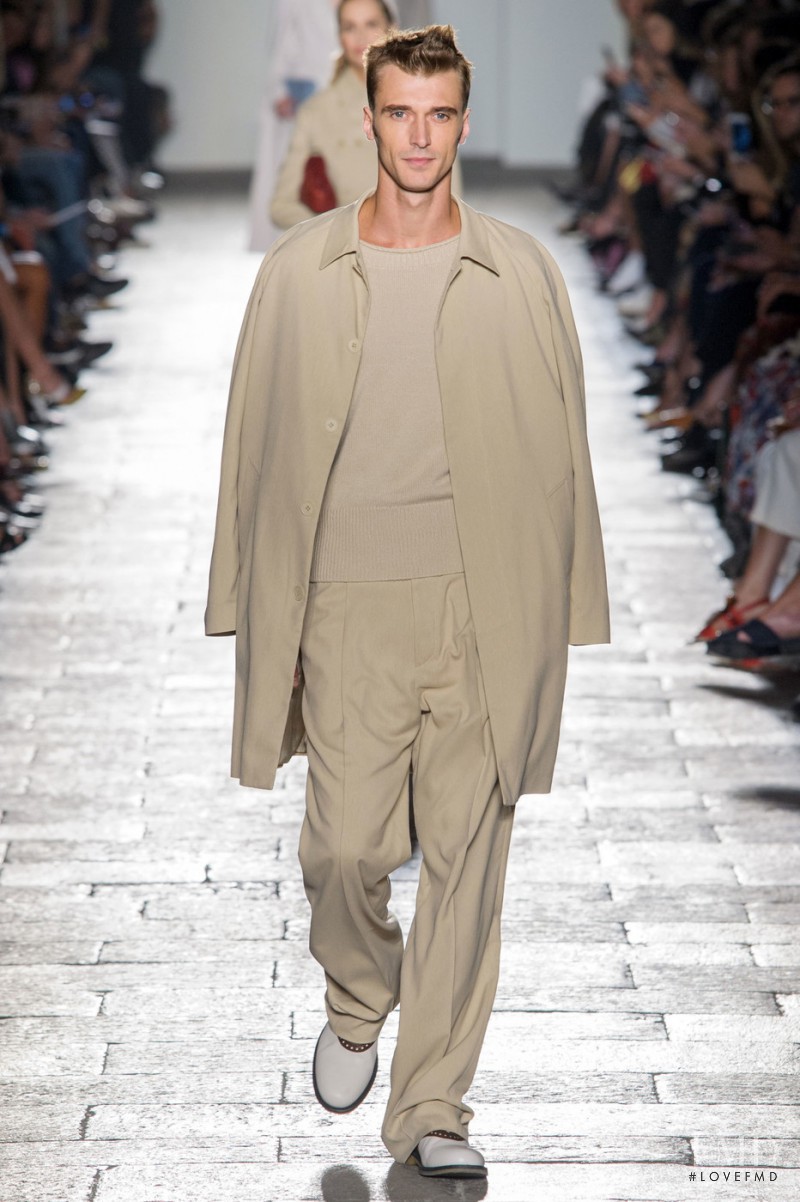 Clement Chabernaud featured in  the Bottega Veneta fashion show for Spring/Summer 2017