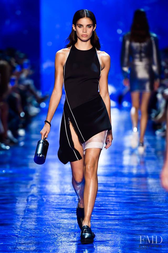 Sara Sampaio featured in  the Mugler fashion show for Spring/Summer 2017