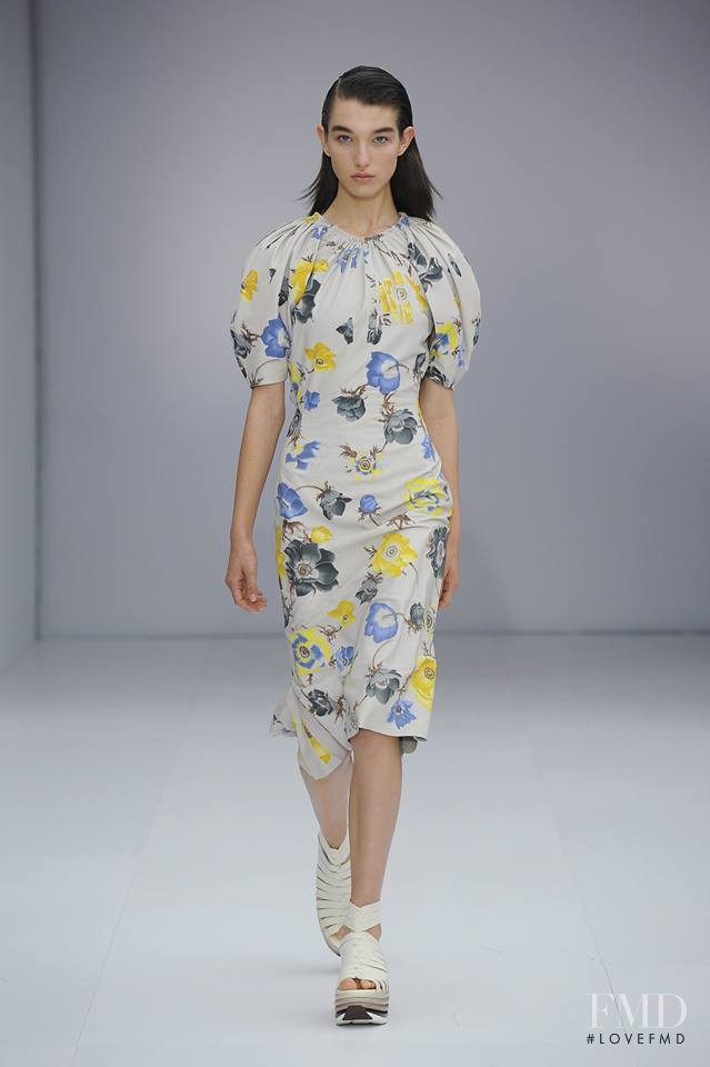 McKenna Hellam featured in  the Salvatore Ferragamo fashion show for Spring/Summer 2017