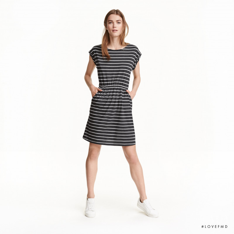 Mathilde Brandi featured in  the H&M catalogue for Summer 2016