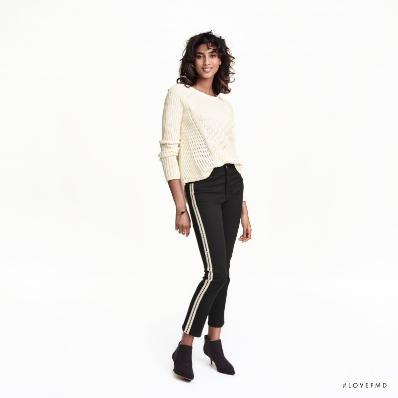 Imaan Hammam featured in  the H&M catalogue for Summer 2016