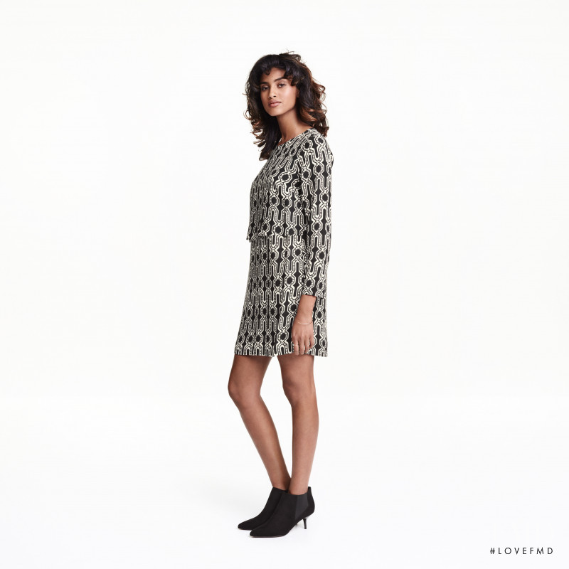 Imaan Hammam featured in  the H&M catalogue for Summer 2016