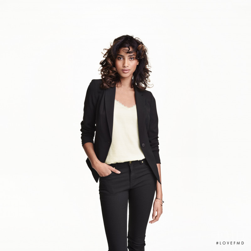 Imaan Hammam featured in  the H&M catalogue for Summer 2016