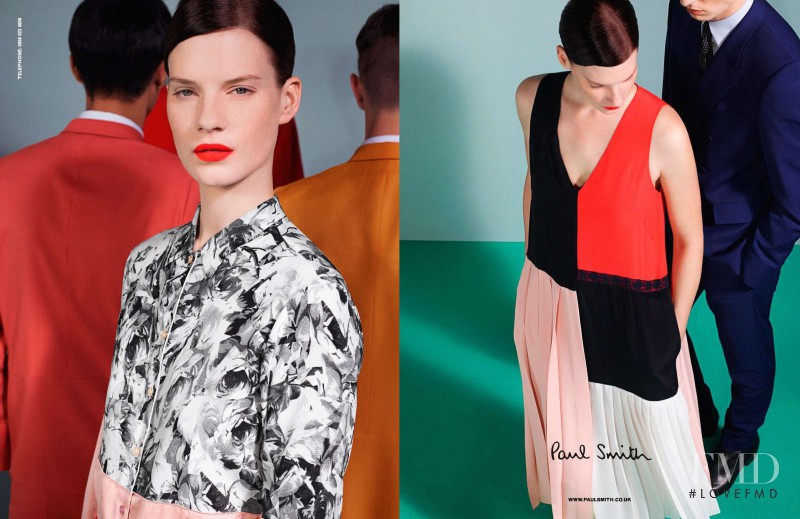 Querelle Jansen featured in  the Paul Smith advertisement for Spring/Summer 2013