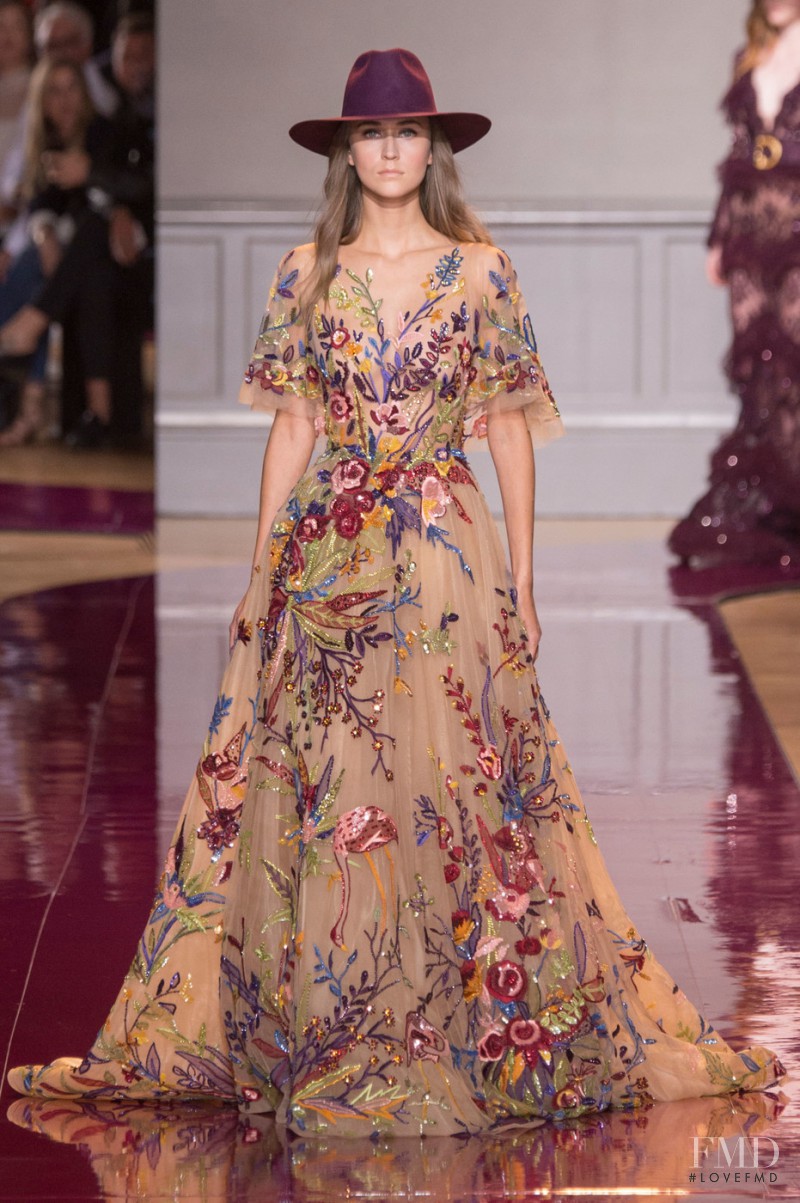 Nastya Choo featured in  the Zuhair Murad fashion show for Autumn/Winter 2016