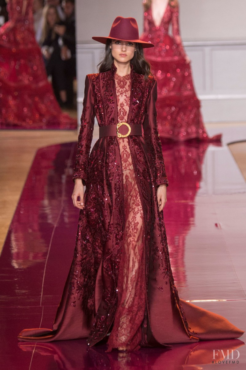 Blanca Padilla featured in  the Zuhair Murad fashion show for Autumn/Winter 2016