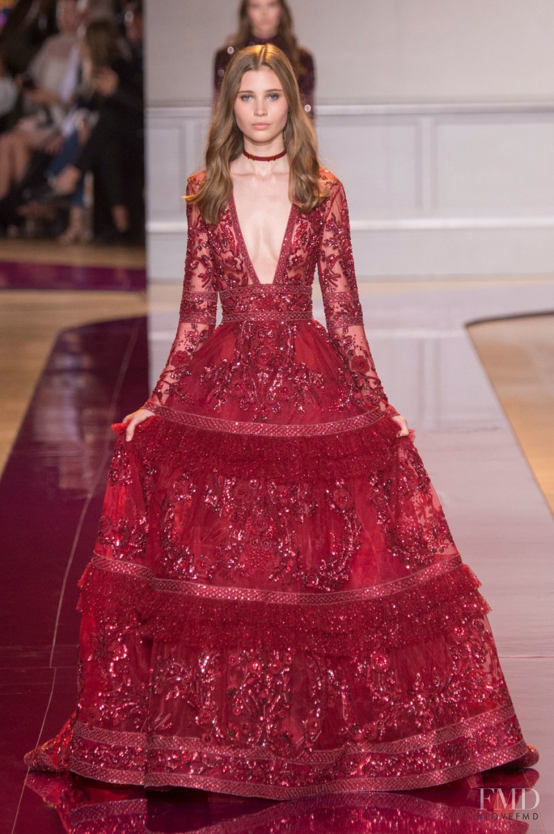 Victoria Kosenkova featured in  the Zuhair Murad fashion show for Autumn/Winter 2016