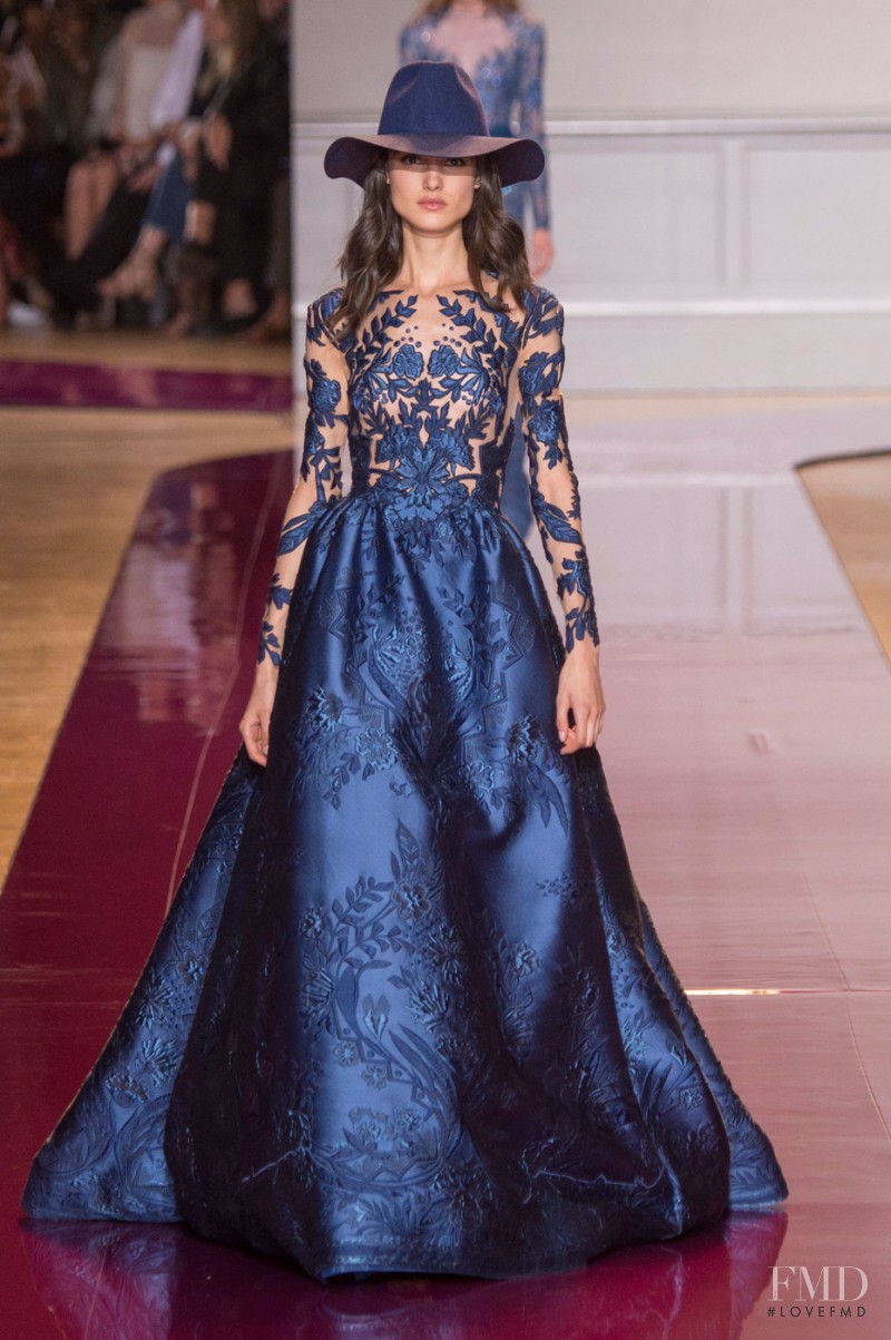 Blanca Padilla featured in  the Zuhair Murad fashion show for Autumn/Winter 2016