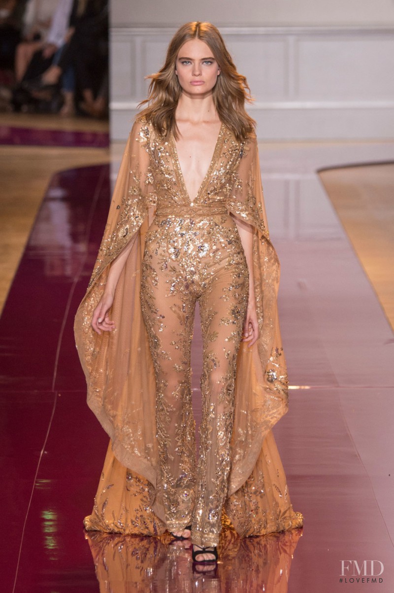 Anna Mila Guyenz featured in  the Zuhair Murad fashion show for Autumn/Winter 2016