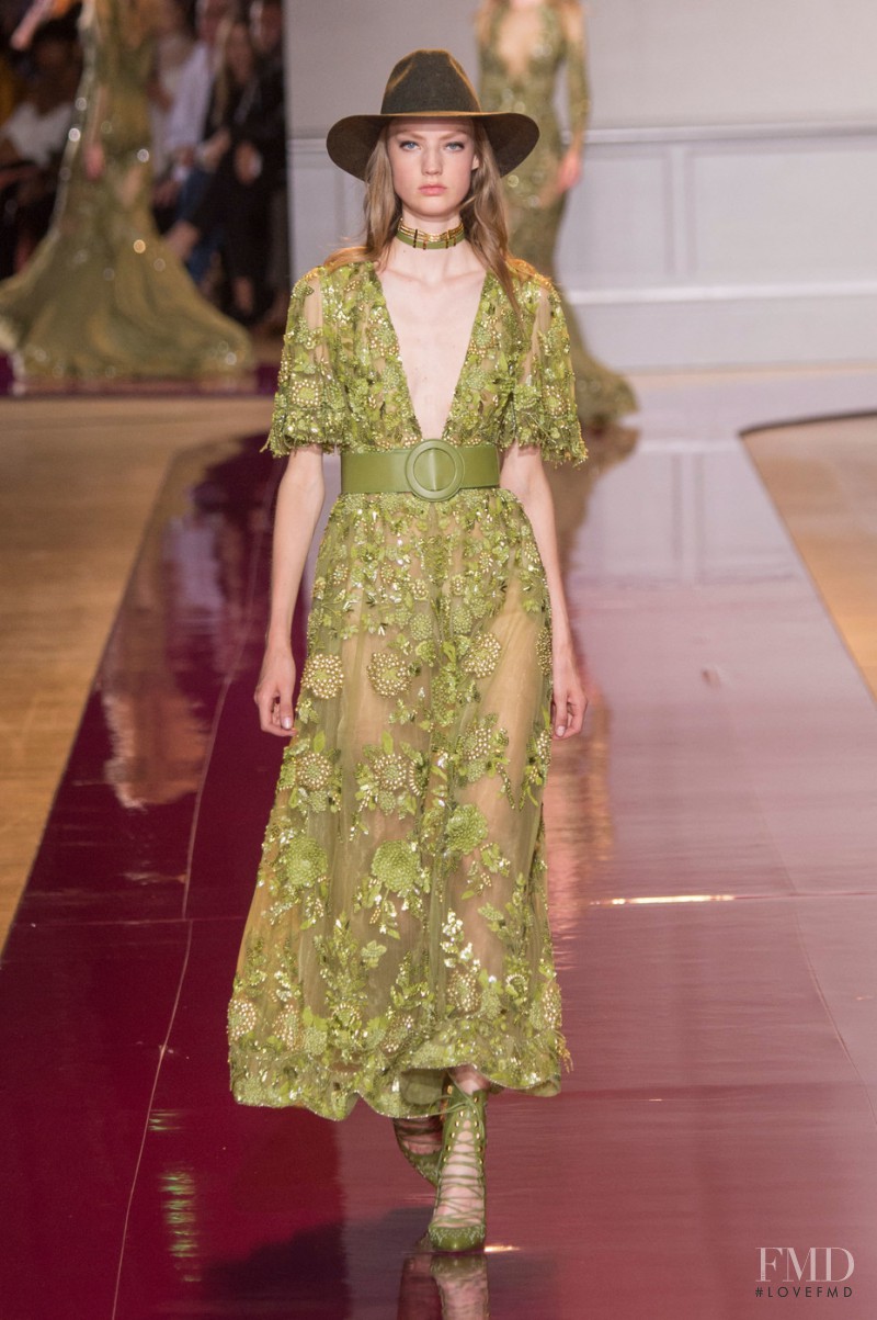 Susanne Knipper featured in  the Zuhair Murad fashion show for Autumn/Winter 2016