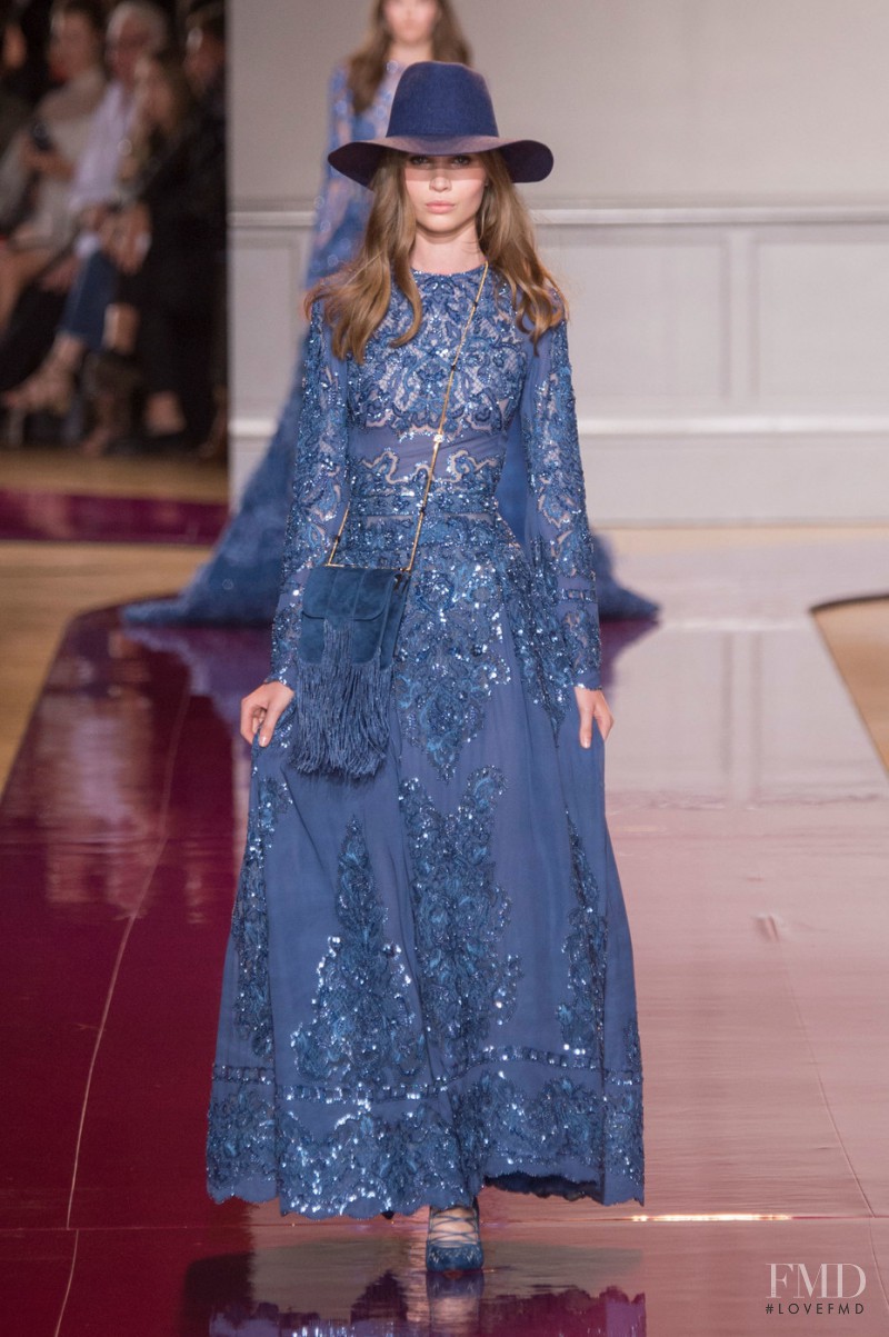 Victoria Kosenkova featured in  the Zuhair Murad fashion show for Autumn/Winter 2016