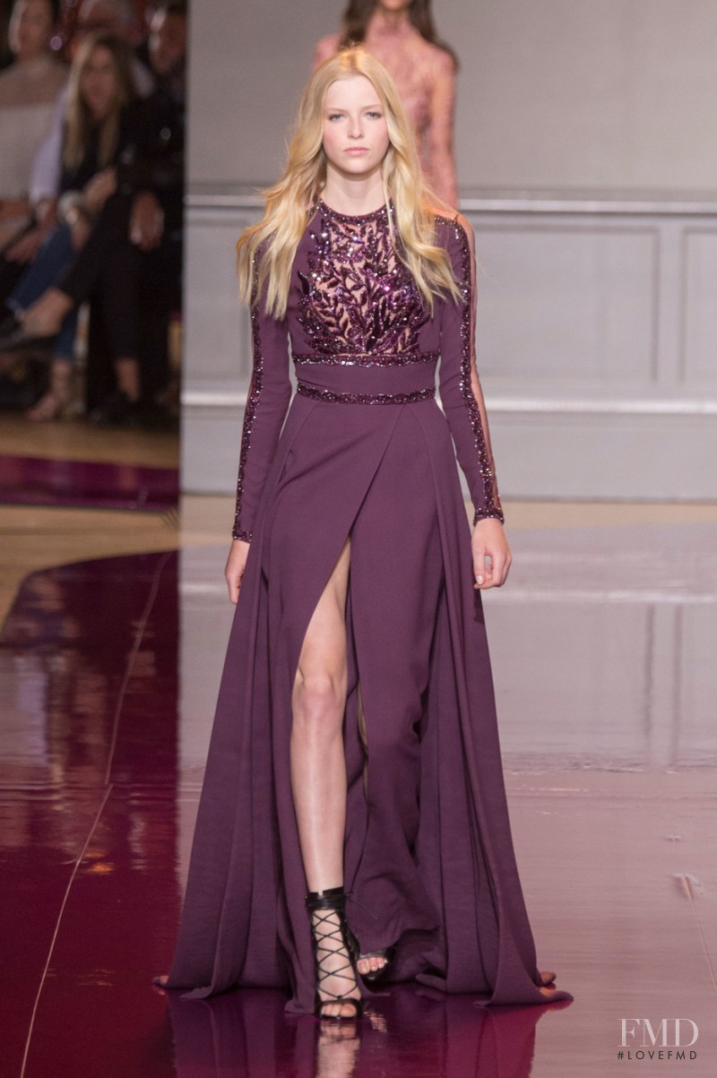 Jessie Bloemendaal featured in  the Zuhair Murad fashion show for Autumn/Winter 2016