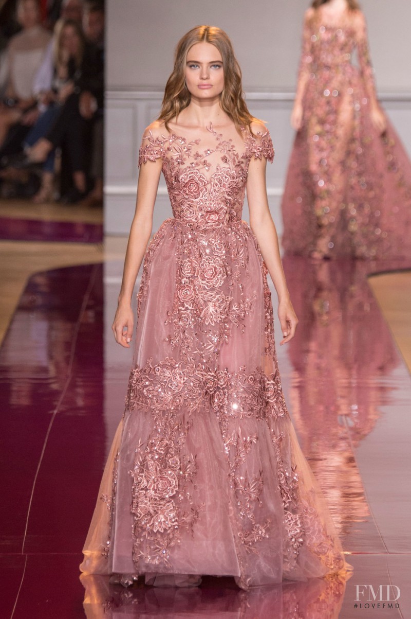 Anna Mila Guyenz featured in  the Zuhair Murad fashion show for Autumn/Winter 2016