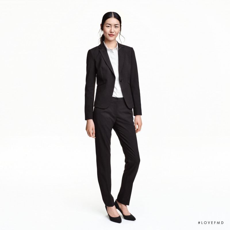 Liu Wen featured in  the H&M catalogue for Fall 2016