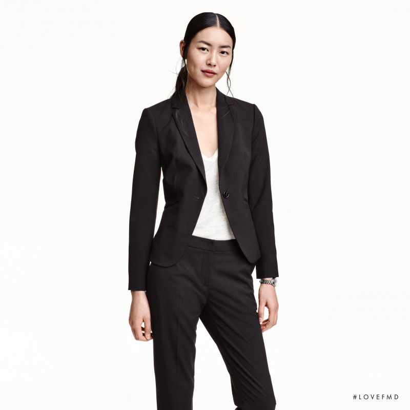 Liu Wen featured in  the H&M catalogue for Fall 2016